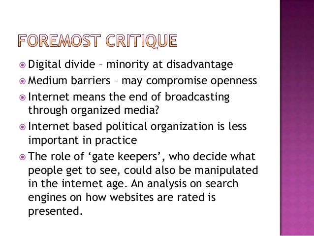The Myth of Digital Democracy